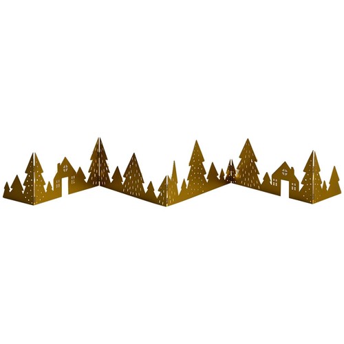 M&S Woodland Fold Out Lit Scene, Antique Brass
