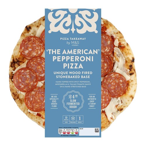 M&S The American Pepperoni Woodfired & Stonebaked Pizza