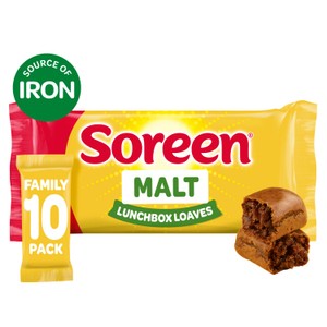 Soreen Malt Lunchbox Loaves - Family Pack 10 Pack