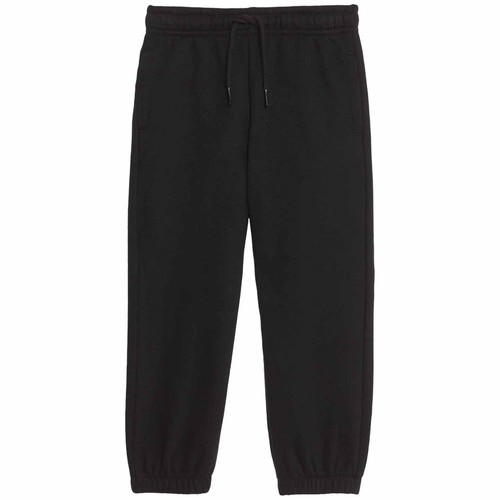 M&S Boys Cotton Rich Plain Joggers, 5-6 Years, Black