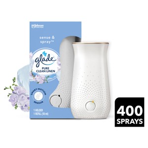 Glade Sense & Spray Holder & Refill Clean Linen Air Freshener