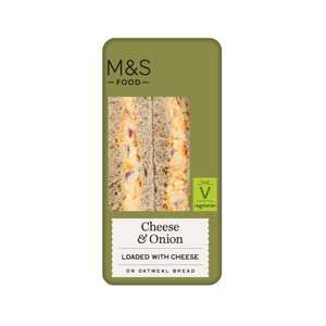 M&S Cheese & Onion Ready Made Sandwich
