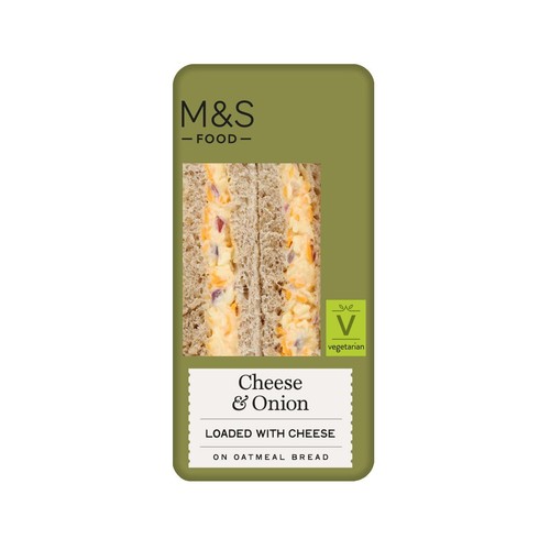 M&S Cheese & Onion Ready Made Sandwich