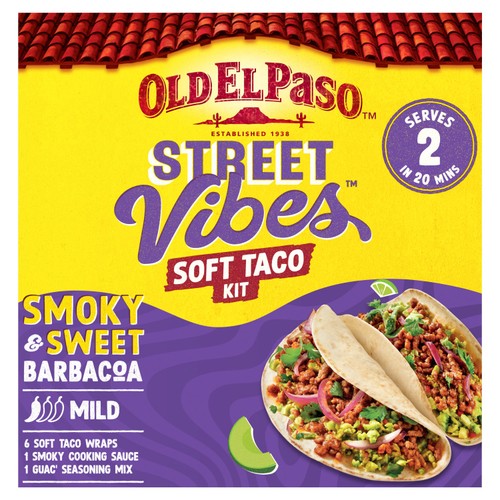 Old El Paso Street Vibes Taco Kit Barbacoa