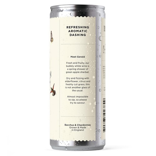 The Uncommon English Bubbly White Wine Can