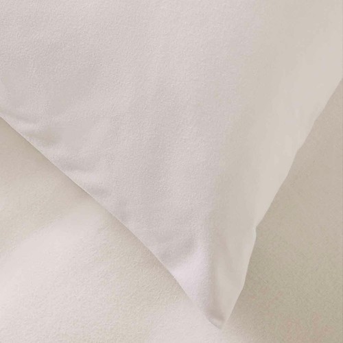 M&S Sleep Solutions Jersey Waterproof Pillow Protector, White