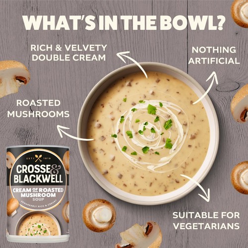 Crosse & Blackwell Cream of Roast Mushroom Soup