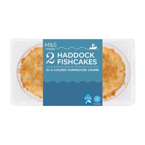 M&S 2 Haddock Fillet Fishcakes