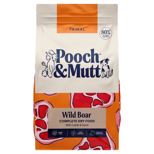 Pooch & Mutt Primal Wild Boar Meat Dry Food