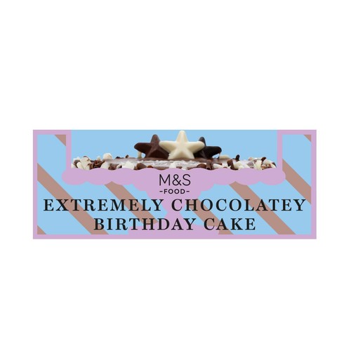 M&S Extremely Chocolatey Birthday Cake