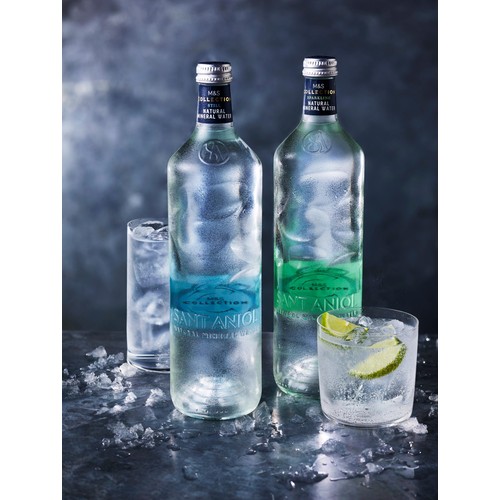 M&S Collection Sparkling Natural Mineral Water Glass