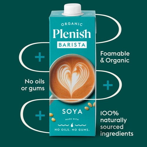Plenish Organic Soya Barista Milk Long Life