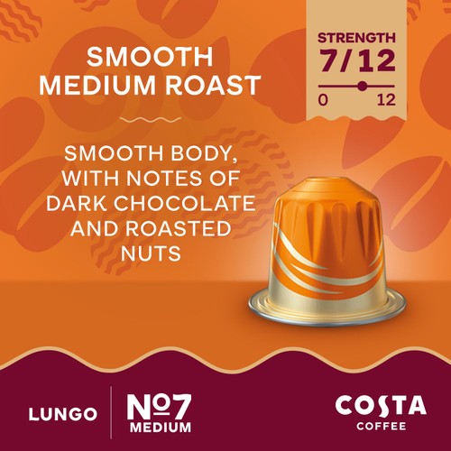 Costa Coffee Medium Roast Coffee Pods