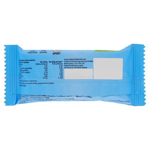 H&B Precision Engineered Protein Bar White Chocolate Cookies & Cream