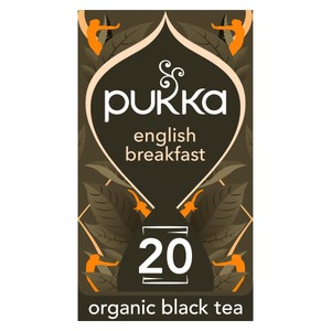 Pukka Organic English Breakfast Tea 20 Home Compostable Black Tea Bags