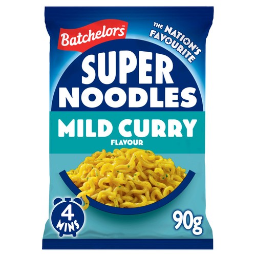 Batchelors Super Noodles Curry Flavour Instant Packet Noodles