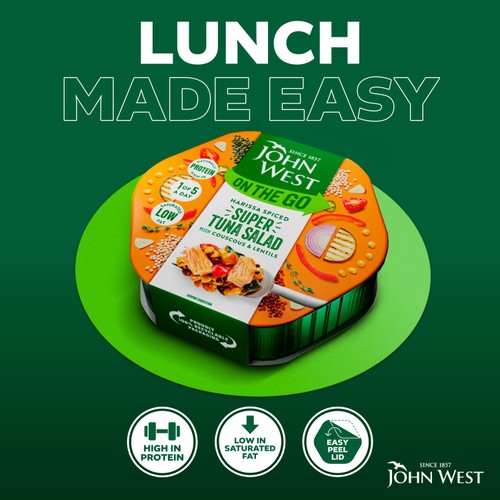 John West On The Go Harissa Spiced Super Tuna Salad