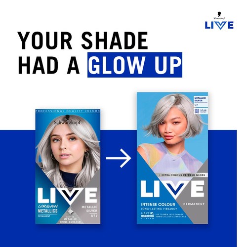 LIVE Intense Colour U71 Metallic Silver