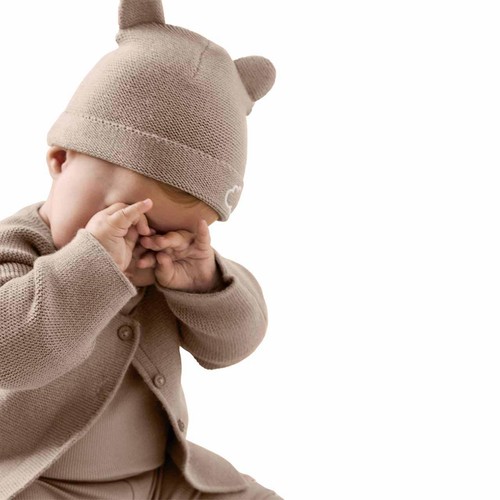 M&S 3 piece Cotton Rich Outfit, 6-9 months, Brown