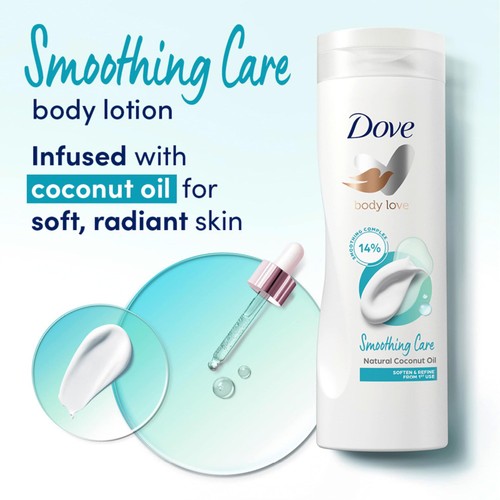 Dove Body Love Body Lotion & Moisturiser to Soften & Refine Smoothing Care