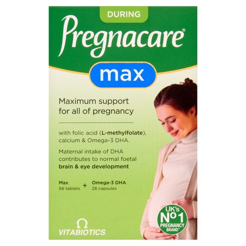 Vitabiotics Pregnacare Max Brain & Eye Development Omega-3 DHA Capsules 