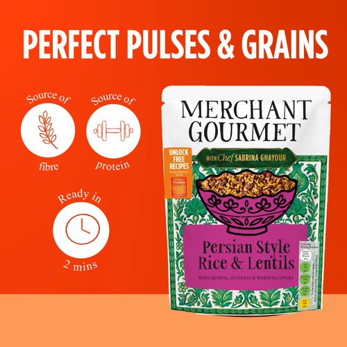 Merchant Gourmet Sabrina Ghayour Persian Style Rice & Lentils