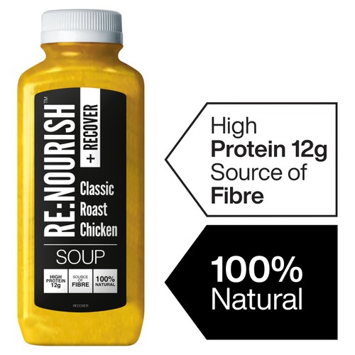 RENOURISH Recover Classic Roast Chicken, High Protein Soup