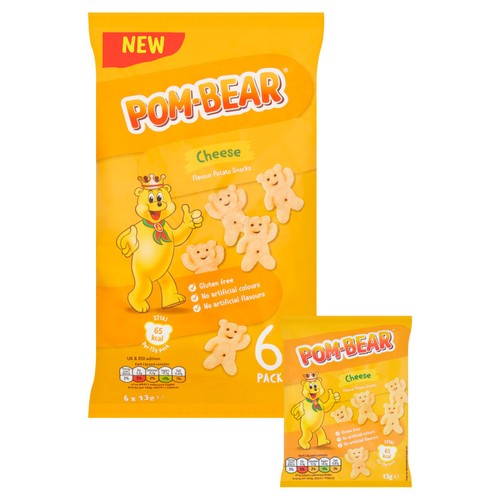 Pom-Bear Cheese Multipack Crisps
