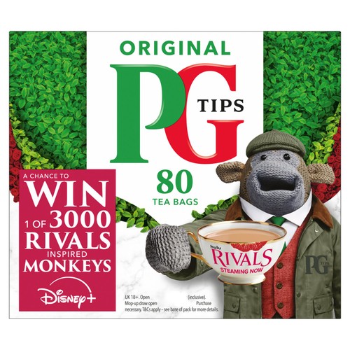 PG Tips Original Black Tea x80 Tea Bags