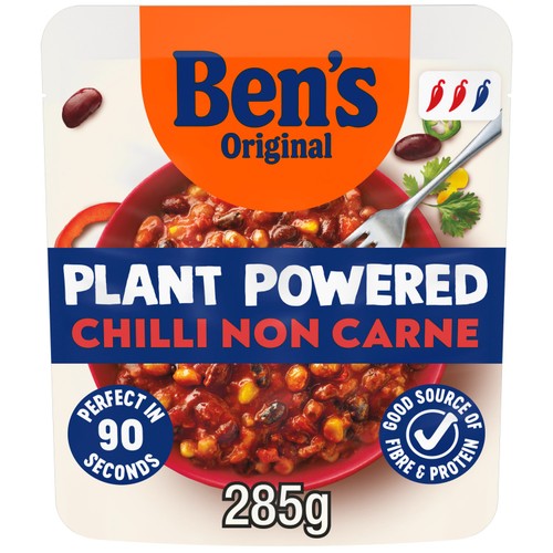 Ben's Original Plant Powered Vegan Chili Non Carne Meal