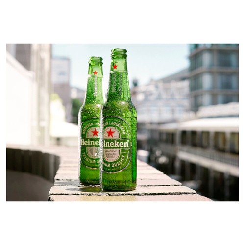 Heineken Lager Beer Bottles