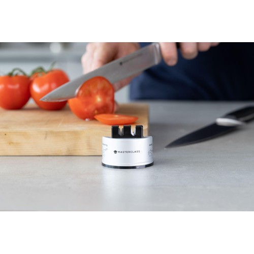 MasterClass Smart Sharp Dual Knife Sharpener, Silver, Gift boxed
