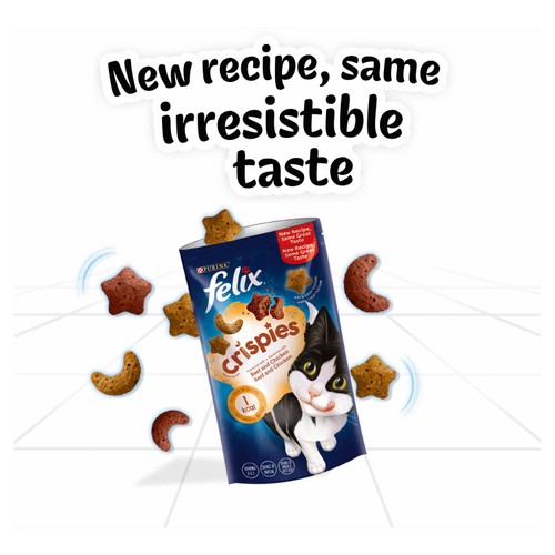 Felix Crispies Chicken & Beef Cat Treats