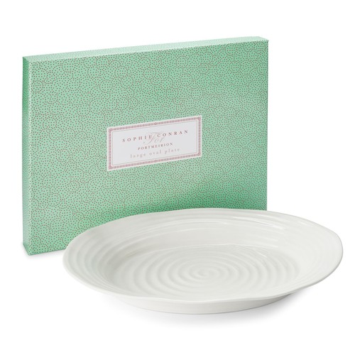 Sophie Conran White Porcelain Large Oval Plate 