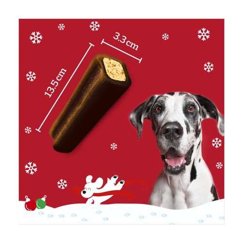 PEDIGREE Christmas Jumbone Large Dog Treat with Turkey Flavour