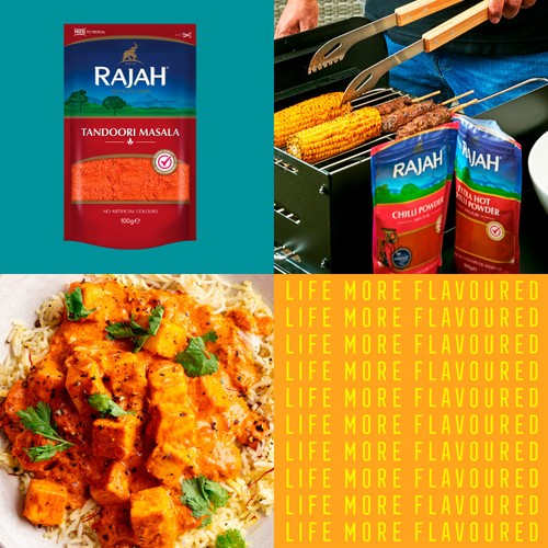 Rajah Spices Natural Ground Tandoori Masala Powder