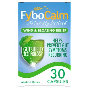 FyboCalm Wind & Bloating Pain Relief Capsules and Tablets 30s