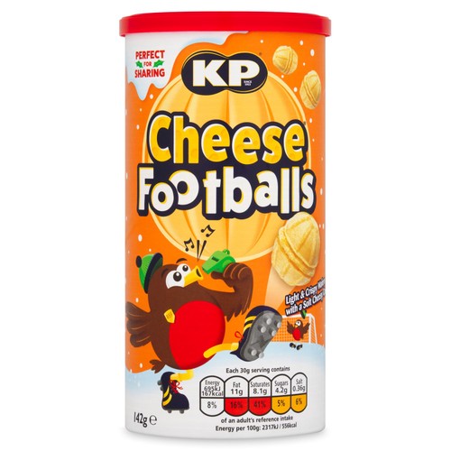 KP Snacks Cheese Footballs Caddy