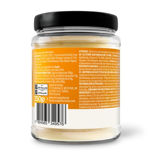 Hunter & Gather Olive and Lemon Olive Oil Mayonnaise