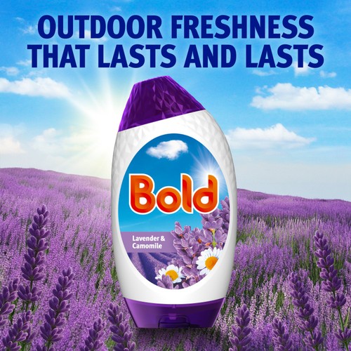 Bold 2in1 Washing Liquid Gel Lavender & Camomile 26 Washes