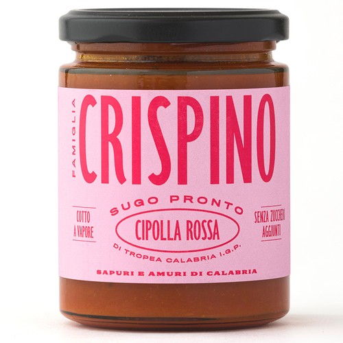 Crispino Pasta Sauce with Red Onion of Tropea Calabria IGP