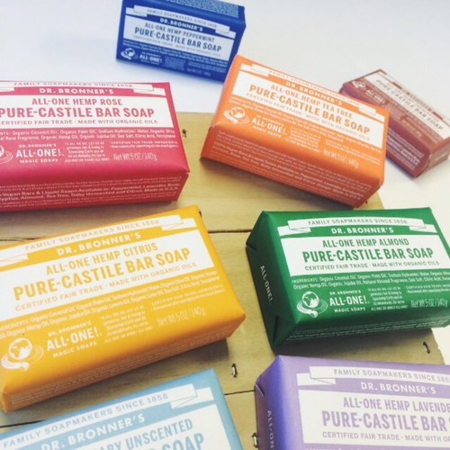 Dr. Bronner's Peppermint Organic Multi-Purpose Soap Bar
