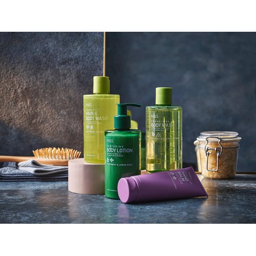 M&S Restoring Body Lotion Watermint & Lemon Basil