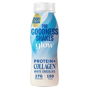 For Goodness Shakes Glow Collagen Protein Shake Iced Latte