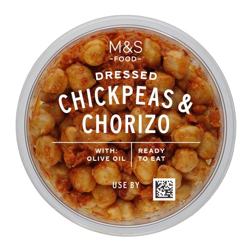 M&S Dressed Chickpeas and Chorizo