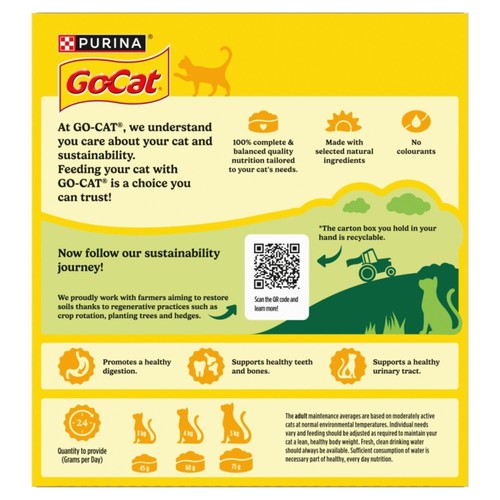 Go-Cat Herring with Vegtables Dry Cat Food