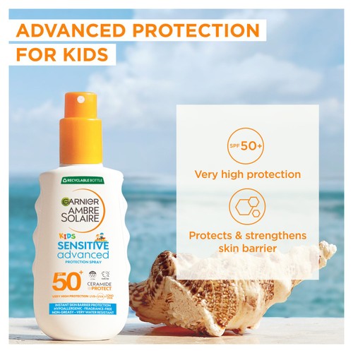 Ambre Solaire Kids Sensitive Sun Cream Spray SPF50+