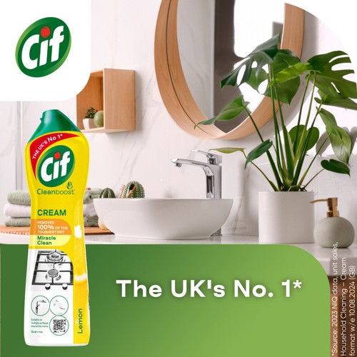 Cif Lemon Multipurpose Cream Cleaner