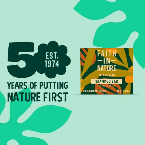 Faith in Nature Shea & Argan Shampoo Bar