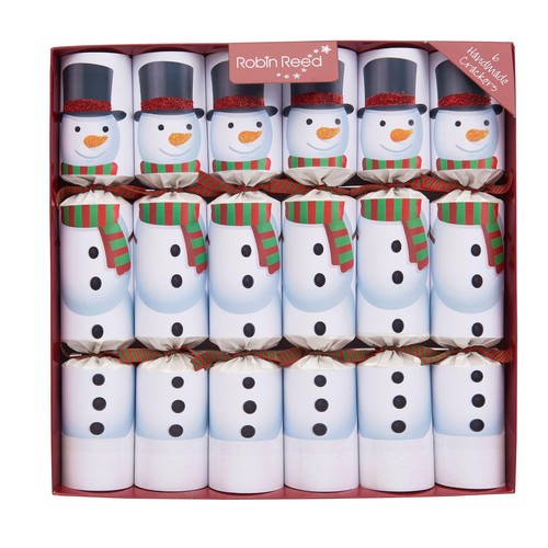 Racing Snowman Christmas Crackers